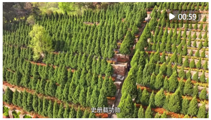 河南新縣：清明祭英雄 先烈志永存