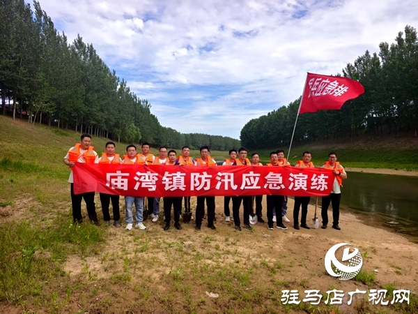平輿縣廟灣鎮(zhèn)：以練備戰(zhàn) 筑牢汛期安全防線