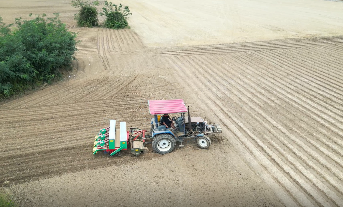 西平縣嫘祖鎮(zhèn)蘭衣趙村：夏糧播種忙 智慧灌溉護(hù)糧安