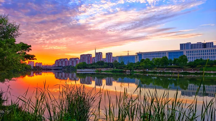 縣區(qū)動態(tài) | 夏日落霞 絢麗多彩