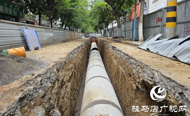 戰(zhàn)高溫保進度 駐馬店市區(qū)春曉街排水工程加速惠民生