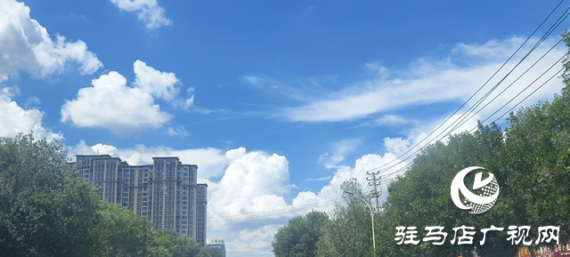 晴空萬里映初心 藍天白云繪新卷