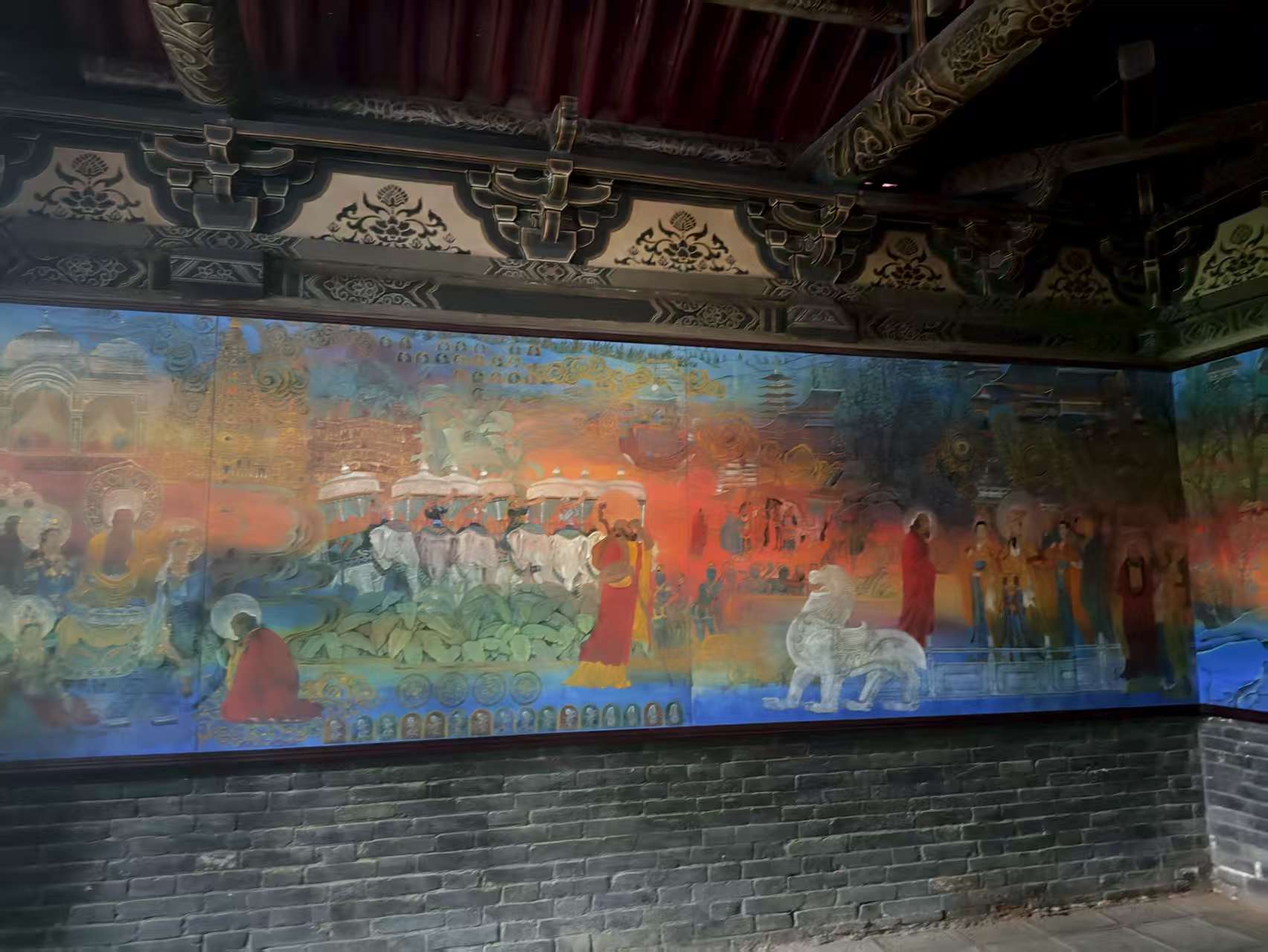 多名游客還原“風雨少林”:僧人主動邀請進殿躲雨