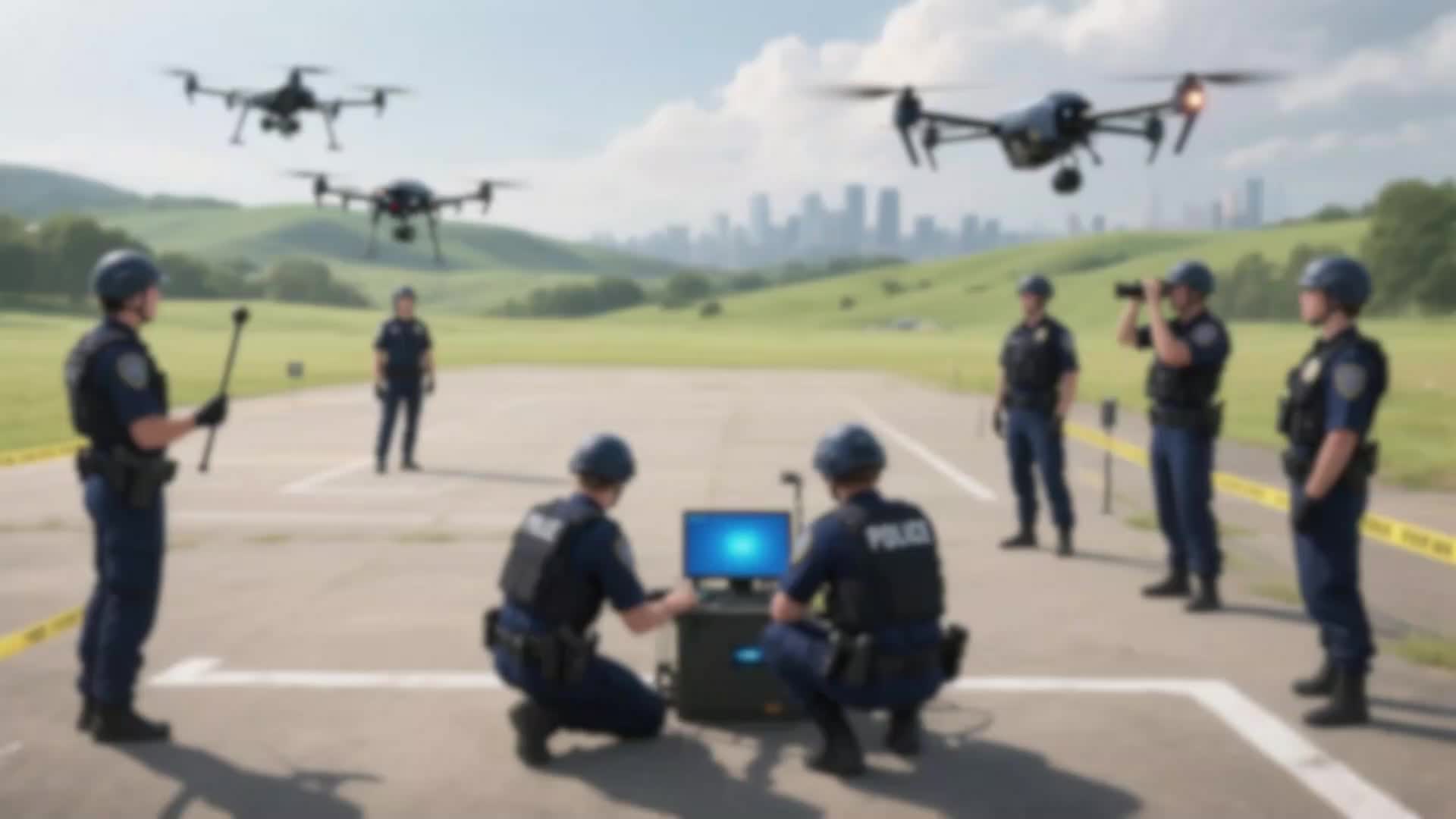 讓無人機成為守護平安的“空中尖兵”