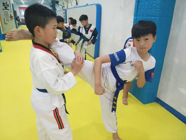 跆拳道少年路朝陽(yáng)“踢”進(jìn)武漢體育學(xué)院