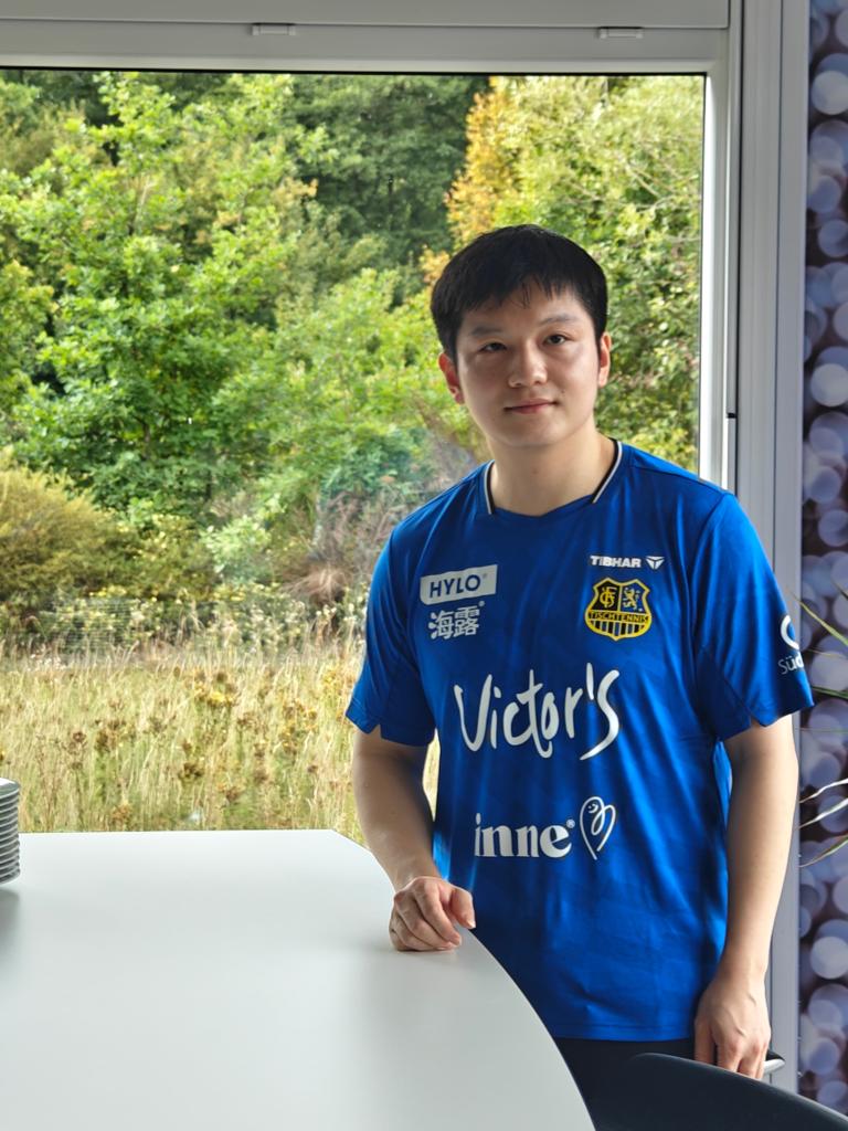 樊振東在德國亮相 新賽季將參與多項賽事