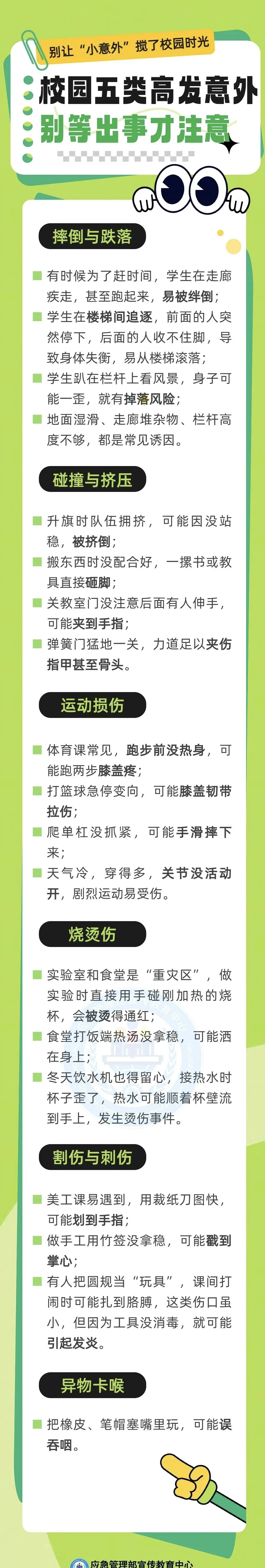 神獸歸位 | 校園五類高發(fā)意外，別等出事才注意！