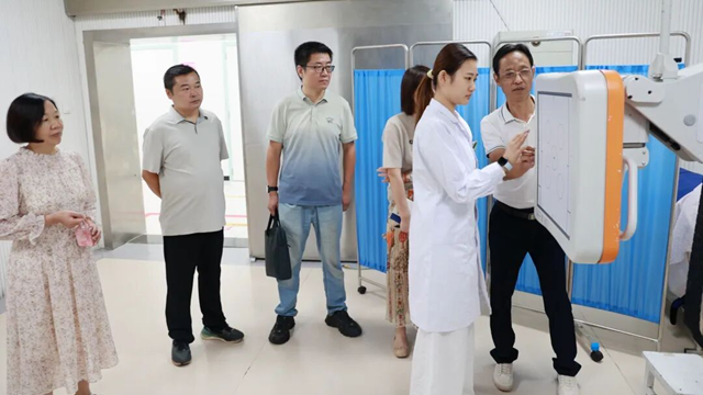  河南省職業(yè)病診斷機(jī)構(gòu)和職業(yè)健康檢查機(jī)構(gòu)質(zhì)量控制專家組蒞臨市中心醫(yī)院開(kāi)展質(zhì)量控制現(xiàn)場(chǎng)考核
