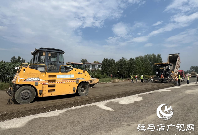 國道107駐馬店境東移改建工程南段全速推進(jìn)