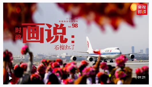 時政畫說丨石榴紅了