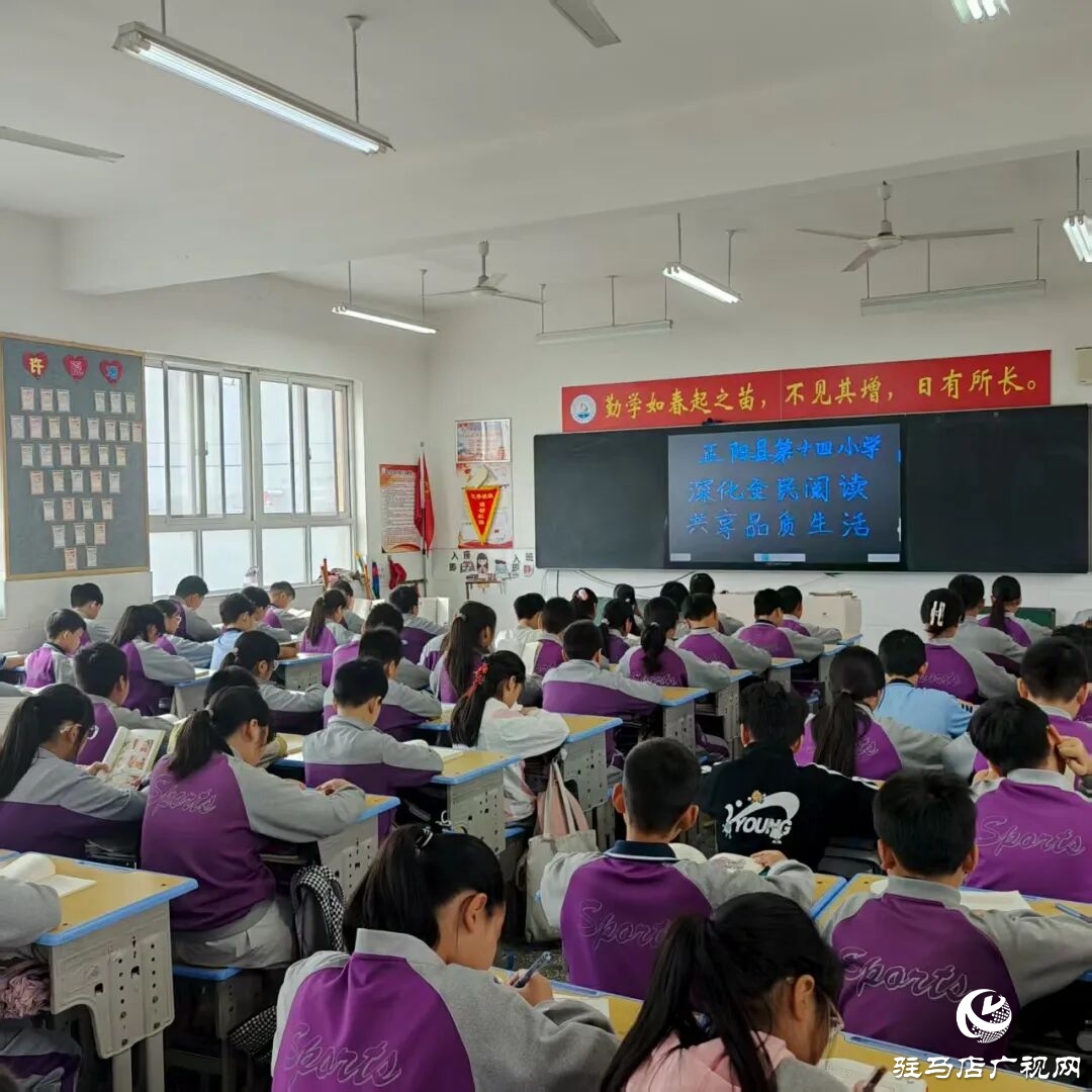 正陽縣中小學多維發(fā)力推進全民閱讀 書香滿溢賦能成長