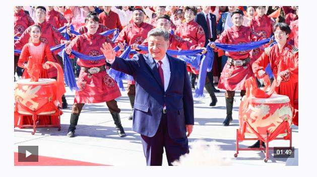 獨(dú)家視頻丨習(xí)近平離開(kāi)新疆返回北京