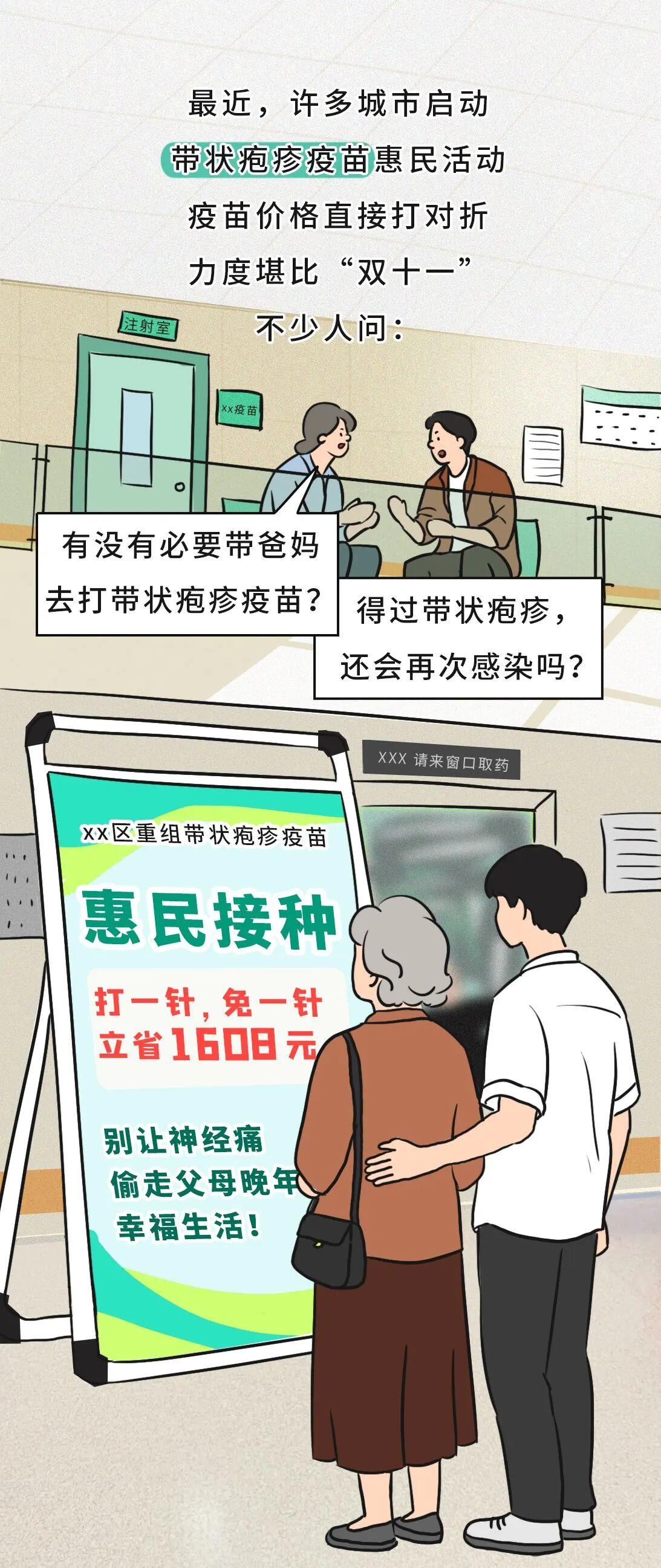 有必要帶爸媽打帶狀皰疹疫苗嗎？一圖了解