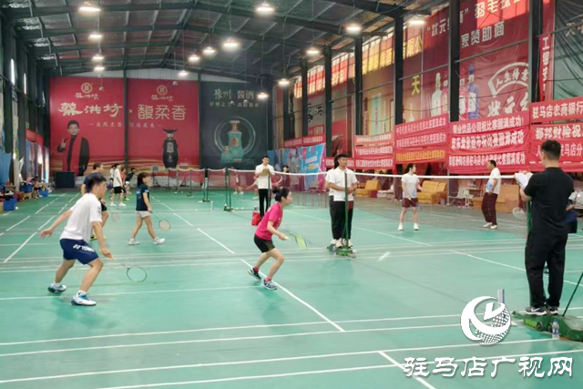 駐馬店市九縣區(qū)羽毛球公開賽開賽