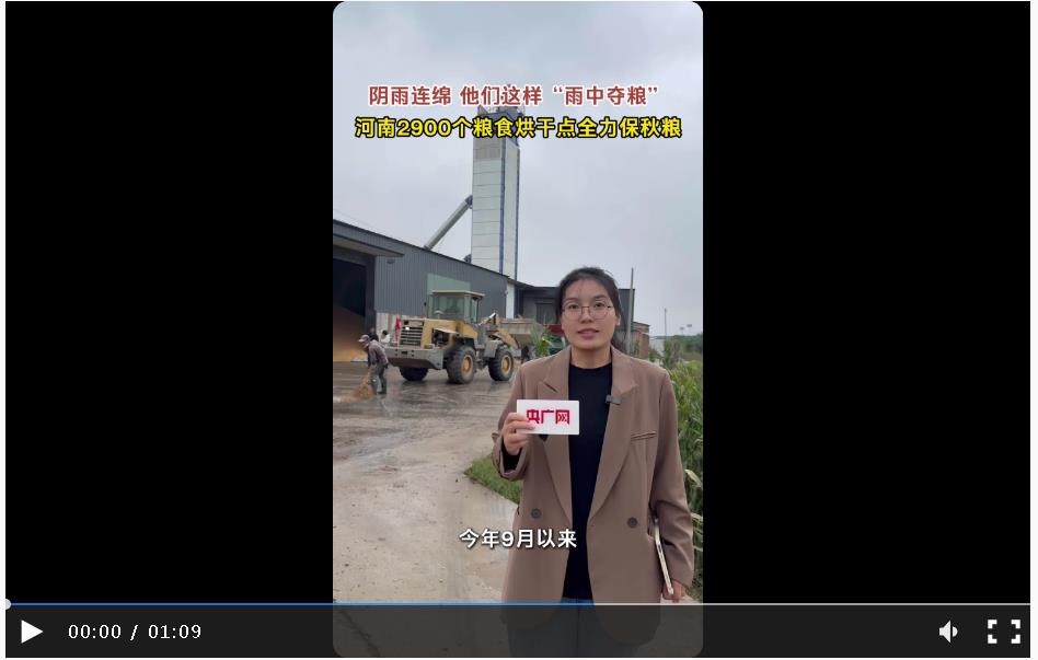 農(nóng)業(yè)大省秋雨奪糧 力保秋糧顆粒歸倉(cāng)