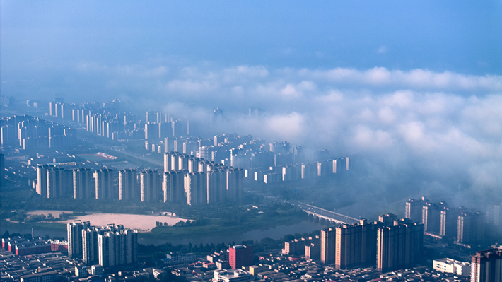 縣區(qū)動態(tài)｜平流霧奇觀宛若仙境