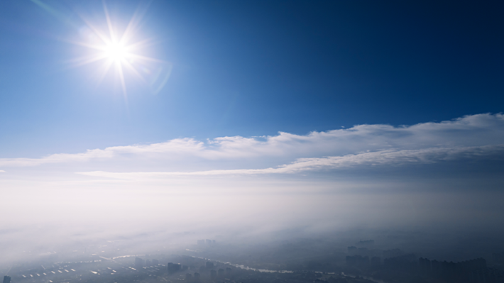 縣區(qū)動態(tài)｜平流霧奇觀宛若仙境