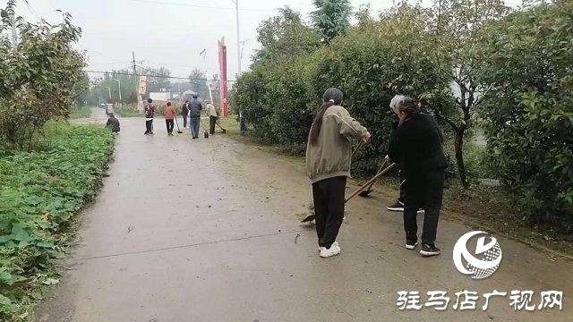  新蔡縣李橋回族鎮(zhèn)清理路肩邊溝 美化人居環(huán)境