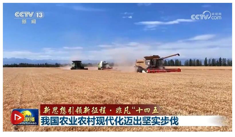 【新思想引領新征程·非凡“十四五”】我國農(nóng)業(yè)農(nóng)村現(xiàn)代化邁出堅實步伐