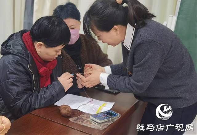 驛城區(qū):非遺鉤編點亮殘疾人心燈