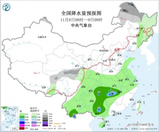 較強(qiáng)冷空氣繼續(xù)影響我國(guó)大部地區(qū) 