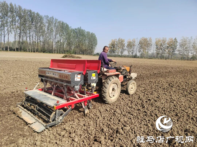 正陽縣:搶抓農(nóng)時播種小麥