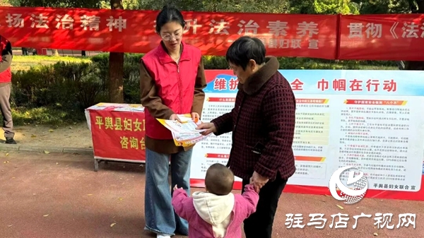 平輿縣婦聯(lián)開展普法宣傳教育活動?提升全縣婦女群眾的法治意識和維權能力