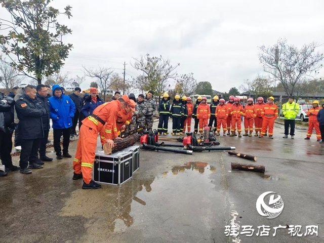 國家消防救援局河南機動隊伍到泌陽縣開展“送教下基層”活動