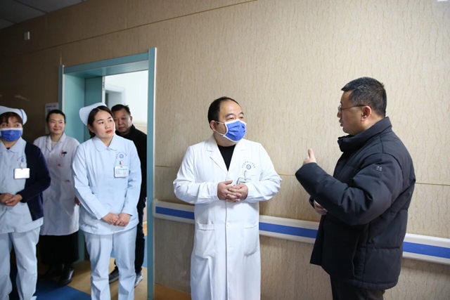 市衛(wèi)健委一行蒞臨駐馬店市第一人民醫(yī)院調研指導醫(yī)養(yǎng)結合工作