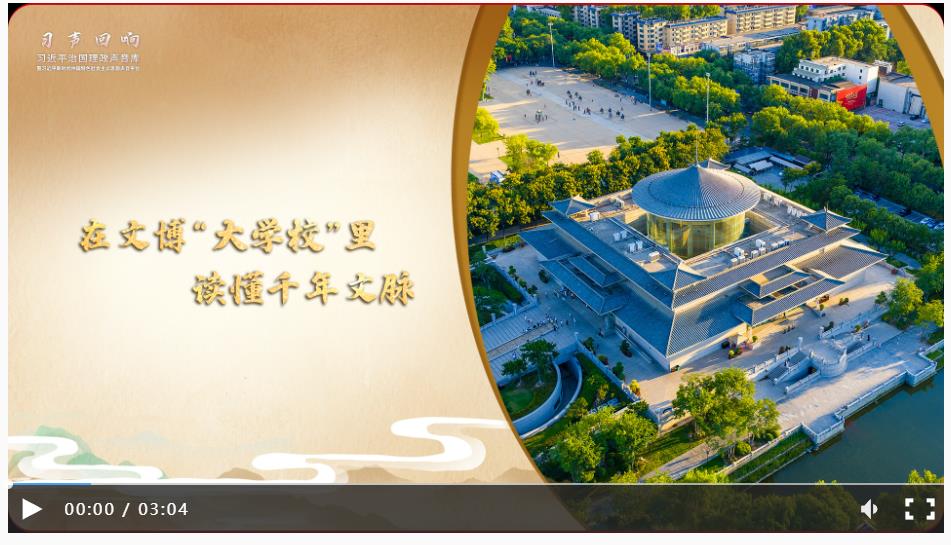 【習聲回響·文韻中國】在文博“大學校”里讀懂千年文脈