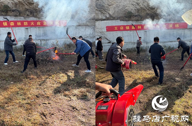 泌陽縣王店鎮(zhèn)開展森林防火應急演練