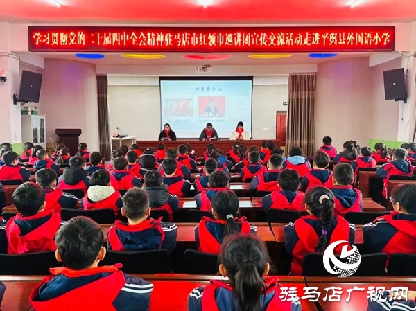 共青團(tuán)平輿縣委組織開展黨的二十屆四中全會(huì)精神宣講活動(dòng)