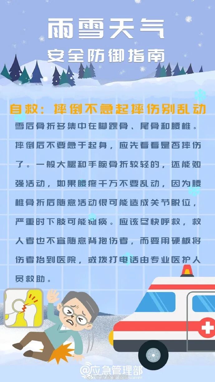 雨雪天氣安全出行指南