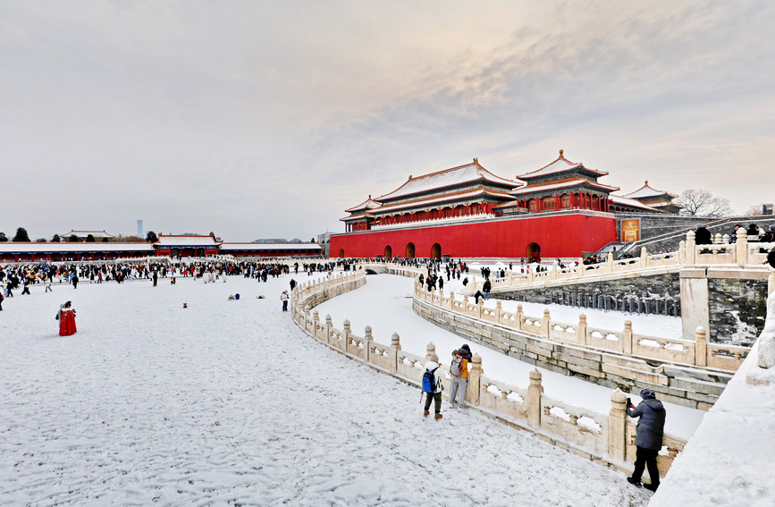 故宮雪后初霽美如畫
