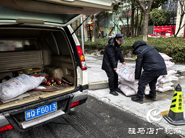 駐馬店經(jīng)濟(jì)開發(fā)區(qū)：全力開展清雪除冰工作 保障道路安全暢通