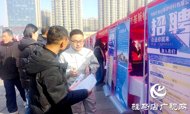 萬余崗位“職”達家門 驛城區(qū)春風行動溫暖啟幕