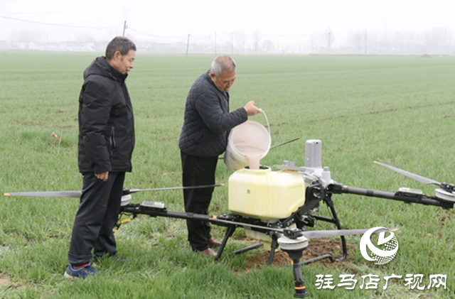 平輿縣:無(wú)人機(jī)“問(wèn)診”農(nóng)技“把脈” 122萬(wàn)畝小麥春管正當(dāng)時(shí)