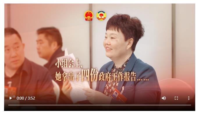 小組會(huì)上，她拿出了四份政府工作報(bào)告……|玥讀兩會(huì)⑥